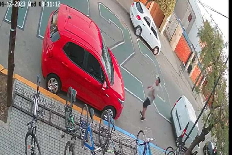 Inseguridad frente a un colegio: en dos minutos robó un celular y una billetera de un vehículo