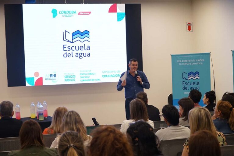Capacitación docente en Villa María: con cupos, llega el curso de la Escuela del Agua