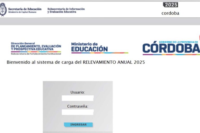 Operativo Relevamiento Anual 2025: desde el 28 de mayo