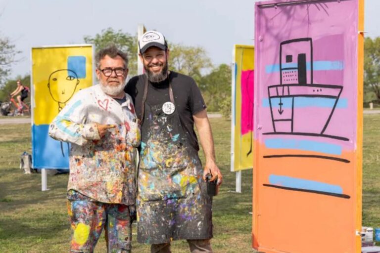 Biblioteca Rivadavia: Milo Locket y Manuel Paz en Villa María