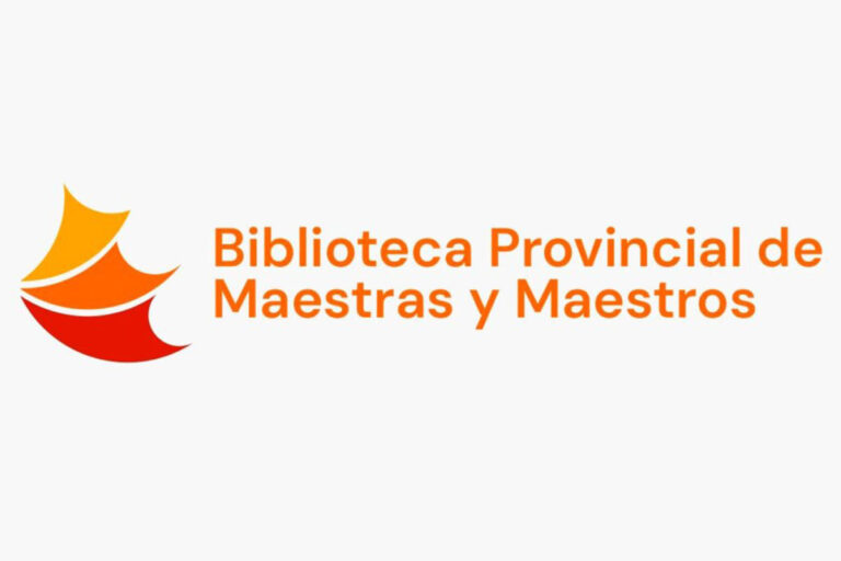 Estudiantes presentaron el nuevo isologotipo de la Biblioteca Provincial de Maestras y Maestros