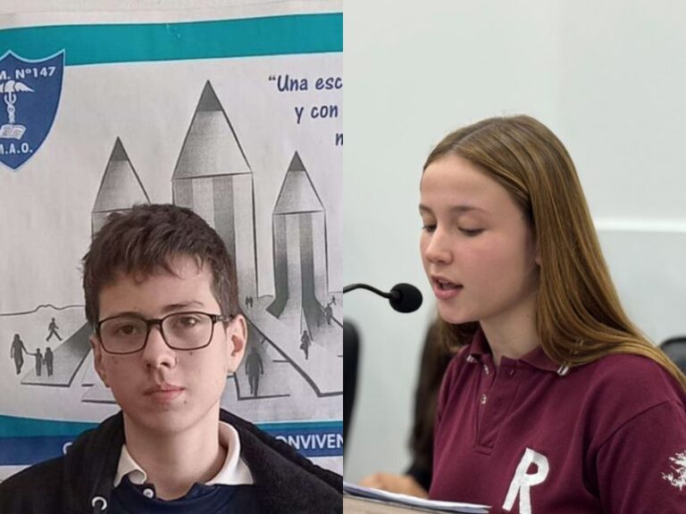 Día del Estudiante: María Pía (Rosarinas) y Santiago (MAO) orientan caminos como “Agrónoma” e “Ingeniero Aeroespacial”
