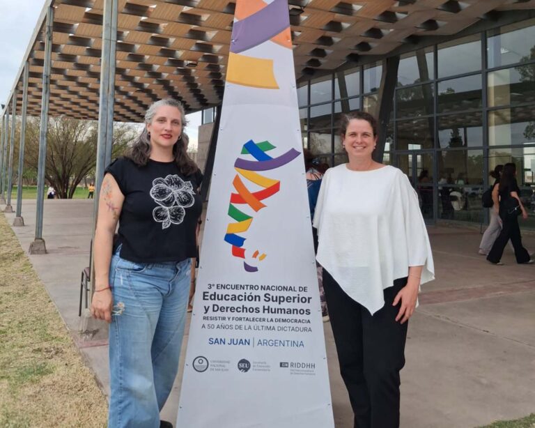 Educación Superior y DDHH: Ponencia sobre acompañamiento de trayectorias en Básicas (UNVM)
