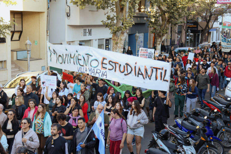 La 5° Marcha Universitaria de Villa María en fotos