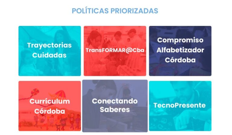 El Ministerio de Educación de Córdoba renovó su sitio web: Recursos pedagógicos, orientaciones y servicios