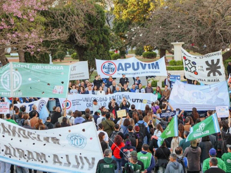 5° Marcha por financiamiento: “No vamos a dejar que se deteriore a la universidad pública”