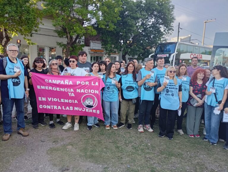 Clamor de Justicia ante el femicidio de Nancy Godoy: fuerte paro y concientización de UEPC en Villa María